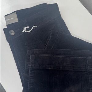 Everlane Women's Black Corduroy Flare Pants